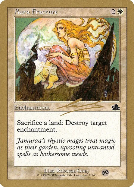 Aura Fracture, Magic card WC00 nl2sbb — World Championship Decks 2000 set