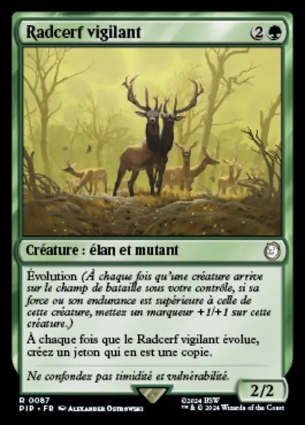 Radcerf vigilant, carte Magic PIP 87 — extension Fallout