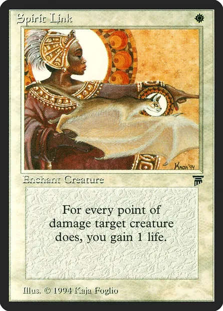 Spirit Link, Magic card LEG 37 — Legends set