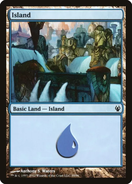 Island, Magic card DDJ 39 — Duel Decks: Izzet vs. Golgari set
