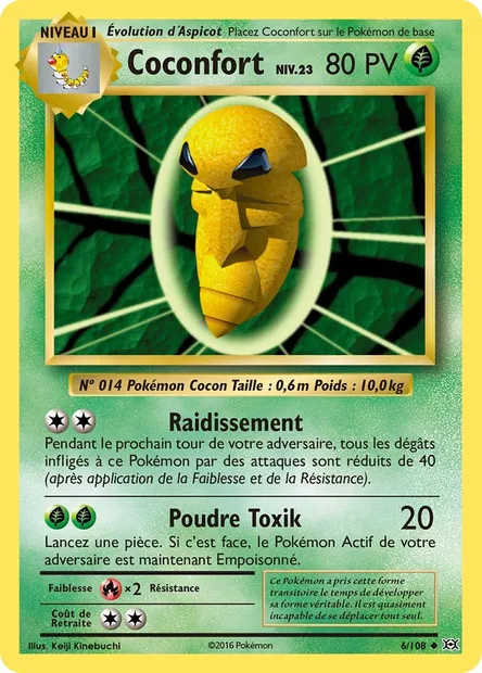 Coconfort, carte Pokémon EVO 6 — extension Évolutions