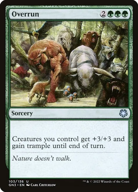 Overrun, Magic card GN3 103 — Game Night: Free-for-All set