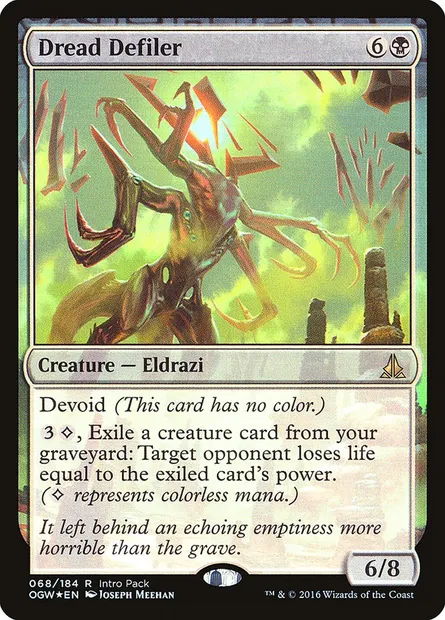 Dread Defiler, Magic card POGW 68 — Oath of the Gatewatch Promos set