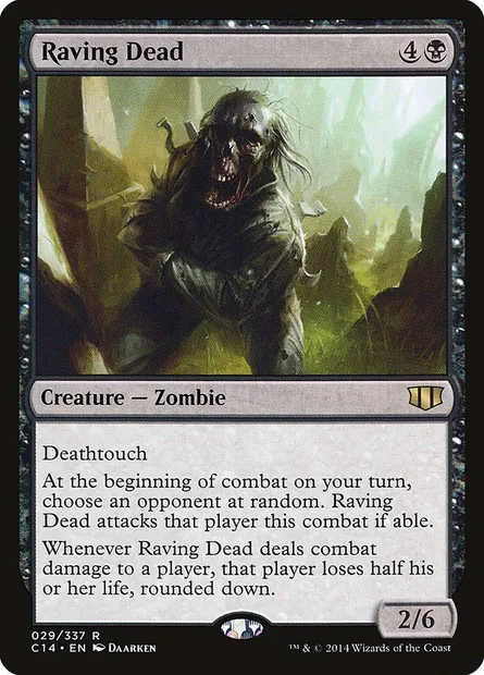 Raving Dead, Magic card C14 29 — Commander 2014 set
