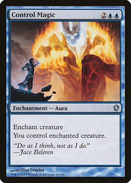 Control Magic, Magic card C13 35 — Commander 2013 set