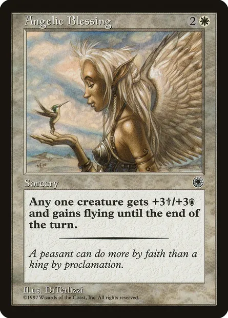Angelic Blessing, Magic card POR 2 — Portal set