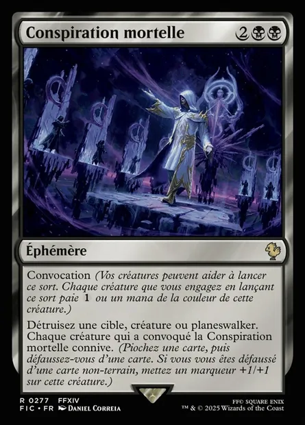Conspiration mortelle, carte Magic FIC 277 — extension Final Fantasy Commander