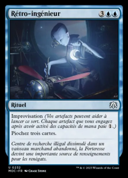 Rétro-ingénieur, carte Magic MOC 232 — extension March of the Machine Commander