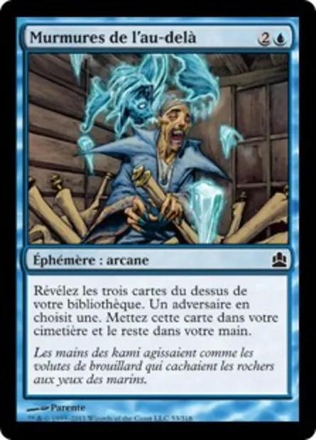 Murmures de l'au-delà, carte Magic CMD 53 — extension Commander 2011