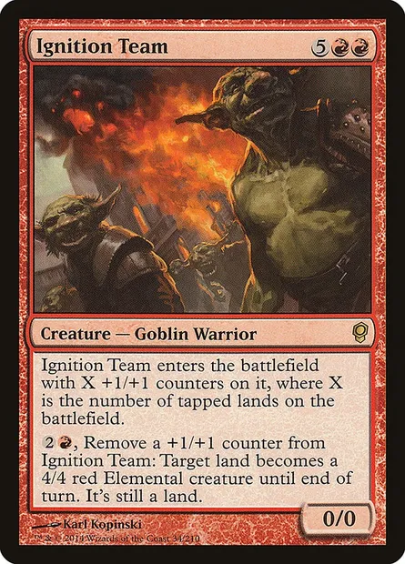 Ignition Team, Magic card CNS 34 — Conspiracy set