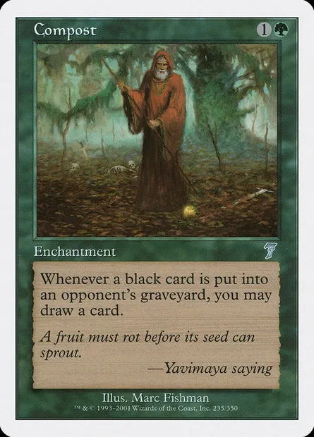 Compost, Magic card 7ED 235 — Seventh Edition set