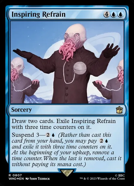 Refrain inspirateur, carte Magic WHO 807 — extension Doctor Who
