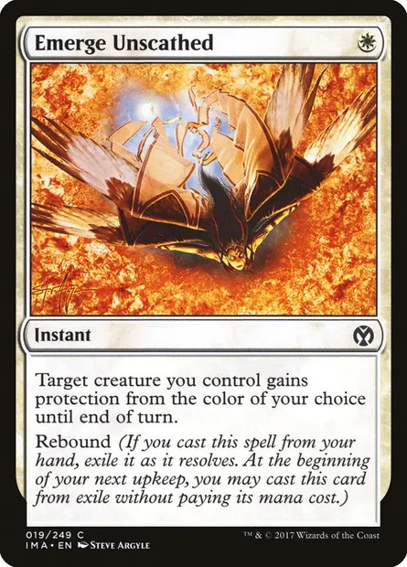 Emerge Unscathed, Magic card IMA 19 — Iconic Masters set