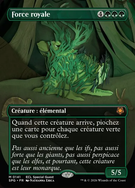Force royale, carte Magic SPG 141 — extension Special Guests