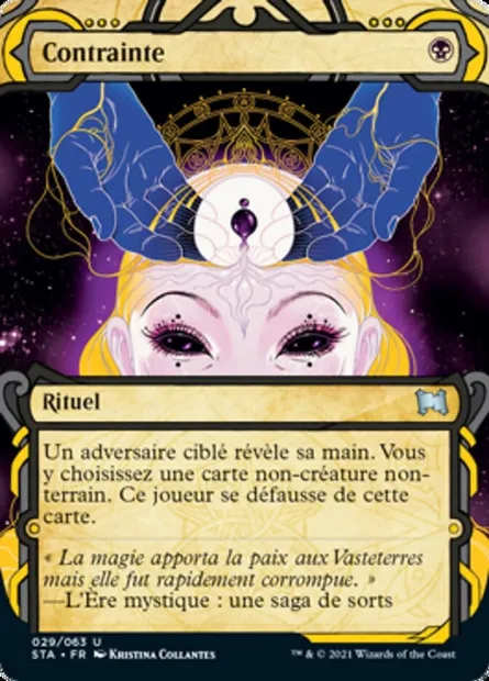 Contrainte, carte Magic STA 29 — extension Strixhaven Mystical Archive