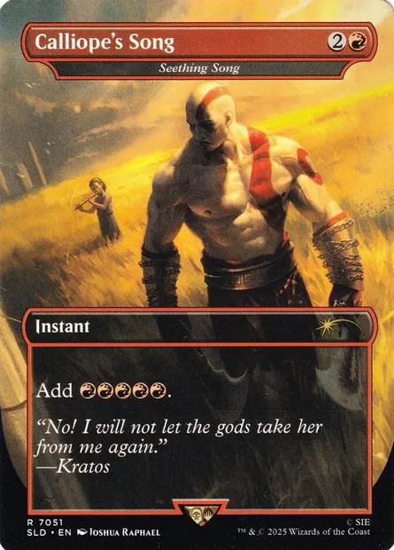 Seething Song, Magic card SLD 7051 — Secret Lair Drop set