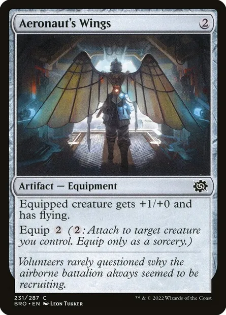 Aeronaut's Wings, Magic card BRO 231 — The Brothers' War set