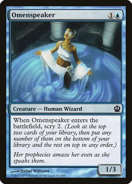 Omenspeaker, Magic card THS 57 — Theros set
