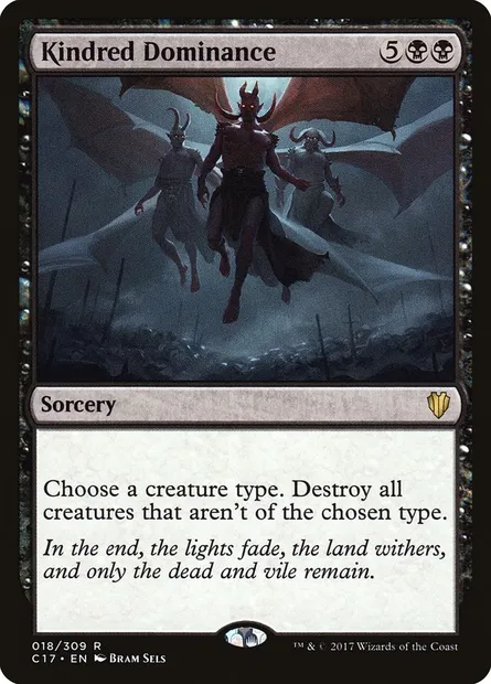 Kindred Dominance, Magic card C17 18 — Commander 2017 set