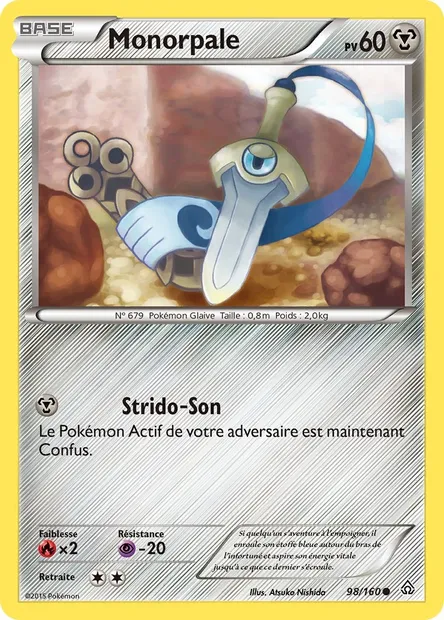 Monorpale, carte Pokémon PRC 98 — extension Primo-Choc