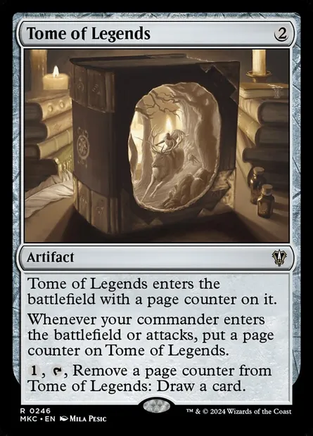 Tome of Legends, Magic card MKC 246 — Murders at Karlov Manor Commander set