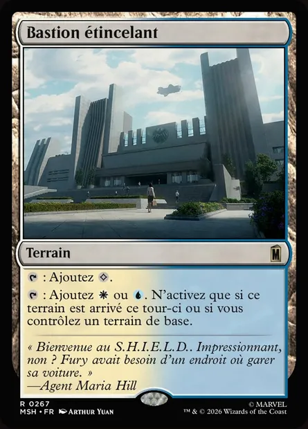 Bastion étincelant, carte Magic MSH 267 — extension Marvel Super Heroes