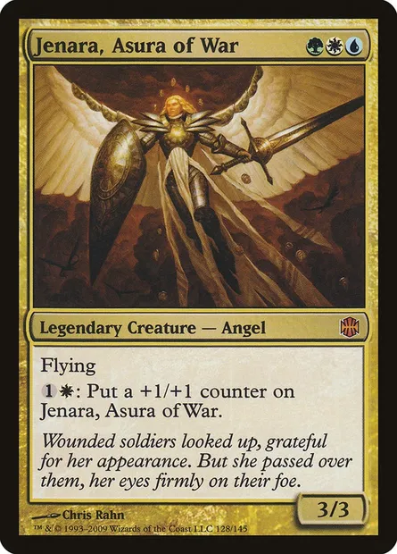 Jenara, Asura of War, Magic card ARB 128 — Alara Reborn set