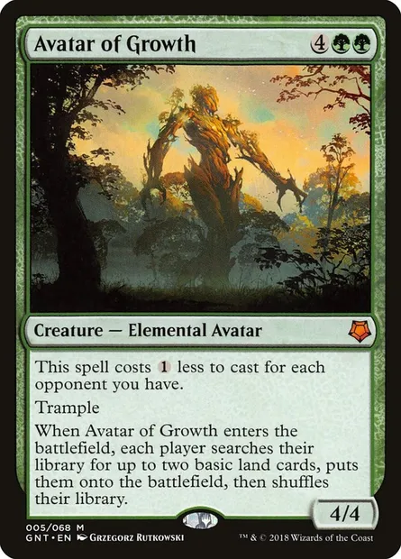Avatar of Growth, carte Magic GNT 5 — extension Game Night