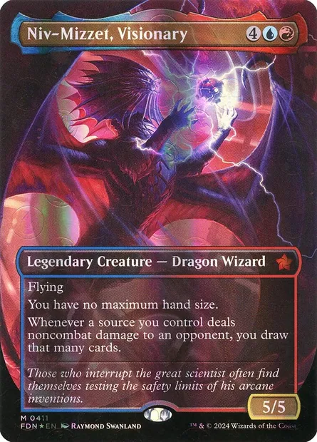 Niv-Mizzet, Visionary, Magic card FDN 411 — Foundations set