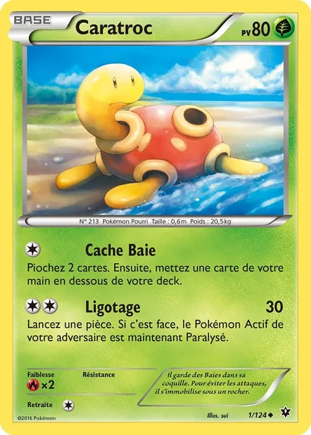Caratroc, carte Pokémon FCO 1 — extension Impact des Destins