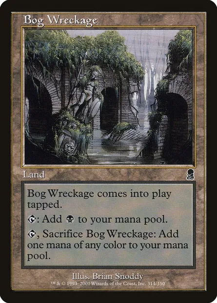 Bog Wreckage, Magic card ODY 314 — Odyssey set