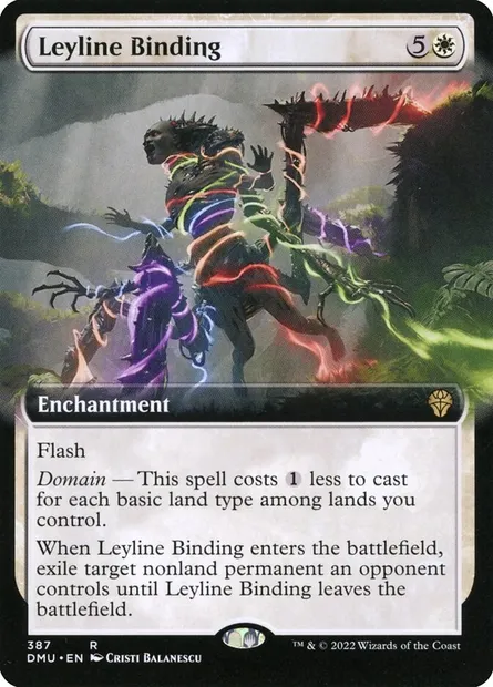 Leyline Binding, Magic card DMU 387 — Dominaria United set