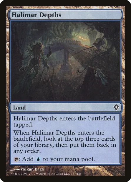 Halimar Depths, Magic card WWK 137 — Worldwake set
