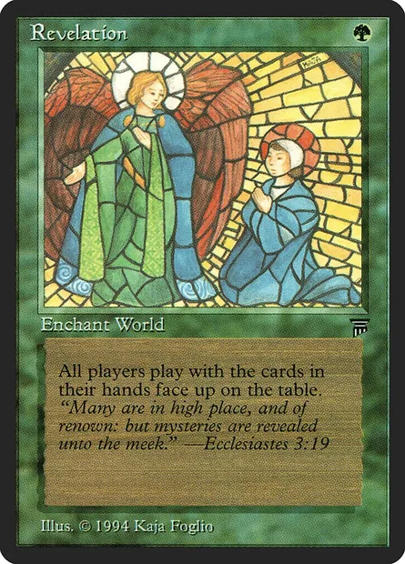 Revelation, Magic card LEG 202 — Legends set