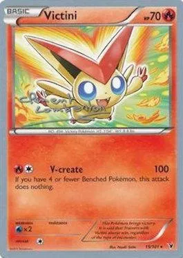 Victini, Pokémon card WCD13 015h — World Championship Decks 2013 set