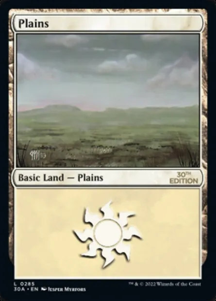Plaine, carte Magic 30A 285 — extension 30th Anniversary Edition