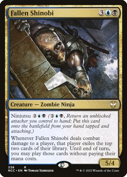 Fallen Shinobi, Magic card NCC 338 — New Capenna Commander set