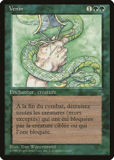 Venin, carte Magic REN 165 — extension Renaissance