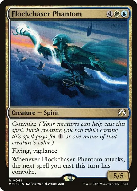 Flockchaser Phantom, Magic card MOC 41 — March of the Machine Commander set