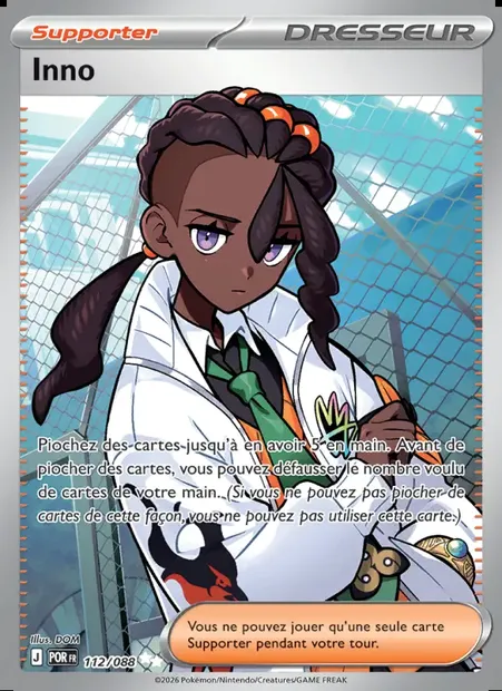 Inno, carte Pokémon POR 112 — extension Équilibre Parfait