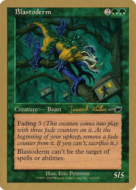 Blastoderm, Magic card WC00 jk102 — World Championship Decks 2000 set