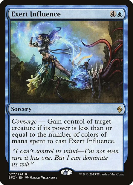 Exert Influence, Magic card BFZ 77 — Battle for Zendikar set