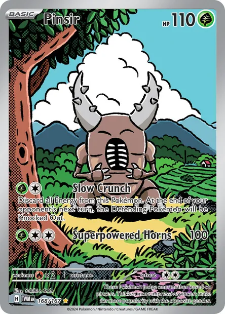 Pinsir, Pokémon card TWM 168 — Twilight Masquerade set