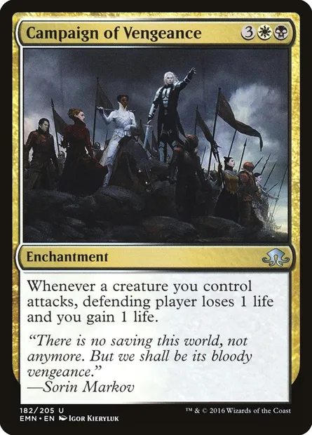 Campaign of Vengeance, Magic card EMN 182 — Eldritch Moon set