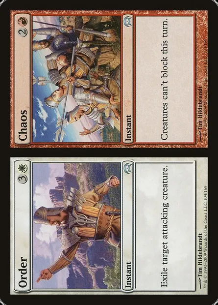 Order // Chaos, Magic card HOP 104 — Planechase set