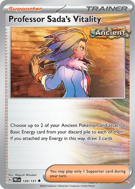 Professor Sada's Vitality, Pokémon card PRE 120 — Prismatic Evolutions set