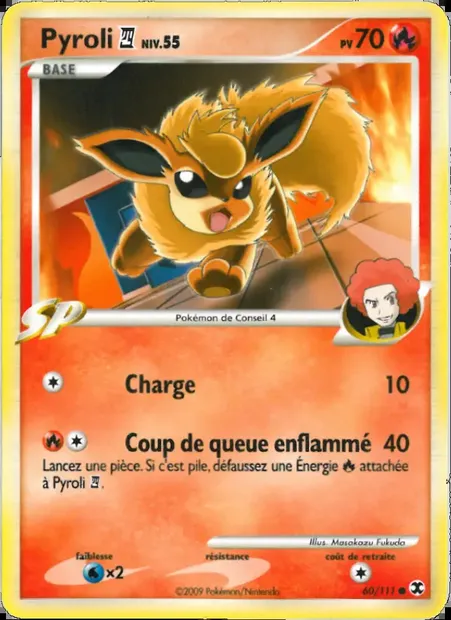 Pyroli 4 Niv. 55, carte Pokémon RR 60 — extension Rivaux Émergeants