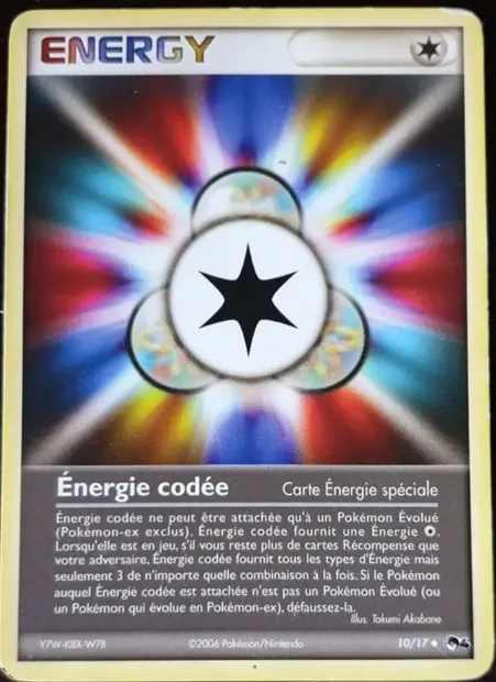 Énergie codée, carte Pokémon P4 10 — extension POP Série 4