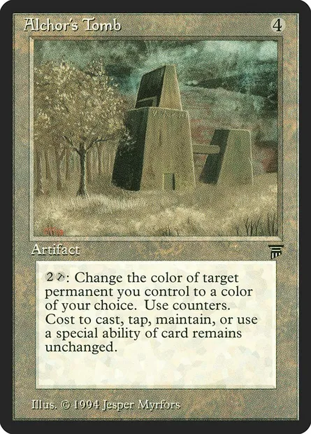 Alchor's Tomb, carte Magic LEG 272 — extension Legends
