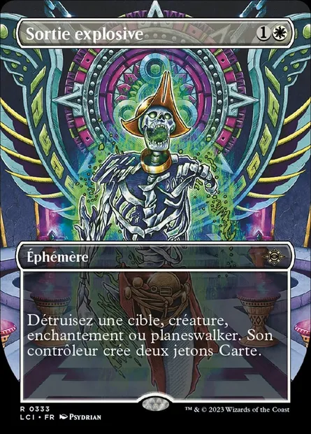 Sortie explosive, carte Magic LCI 333 — extension The Lost Caverns of Ixalan